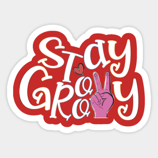 Stay Groovy (Peace) Sticker